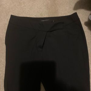 Black stretch boot cut pants